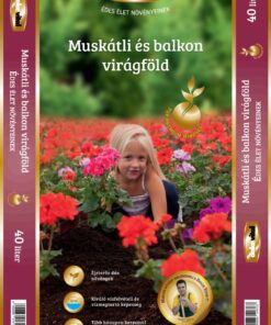 Muskátli és balkonnövény virágföld o smocote-tal