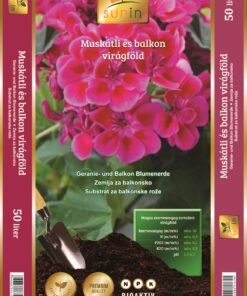 Muskátli és balkonnövény virágföld