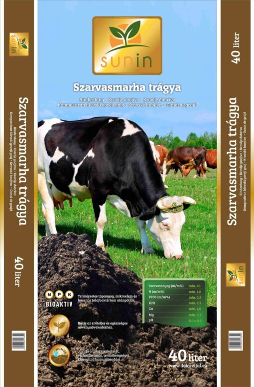 Szarvasmarha trágya